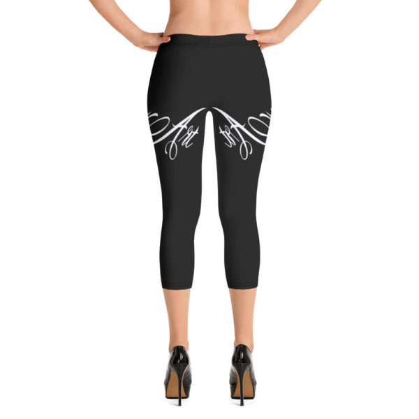 Capri-Leggings Varry Art Schrift