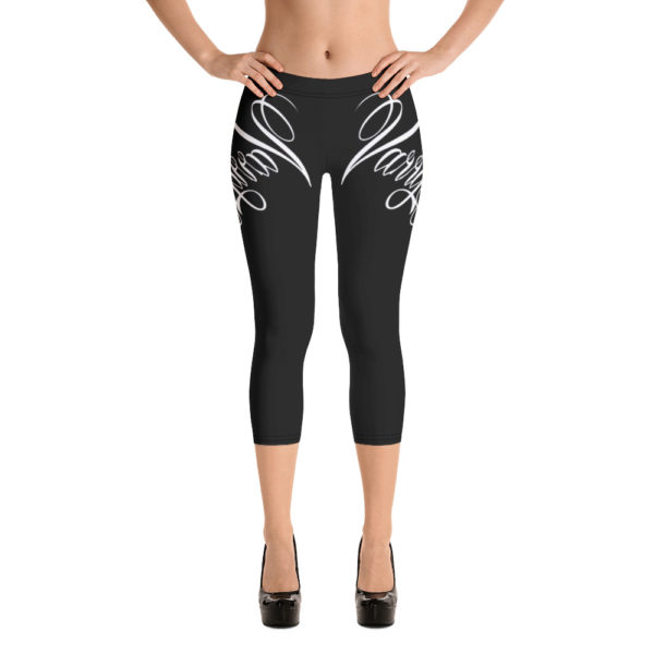 Capri-Leggings Varry Art Schrift – Bild 2