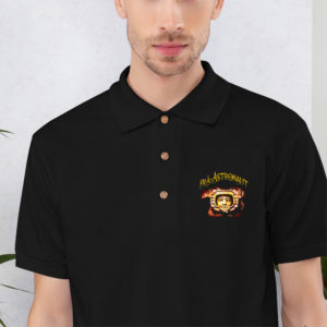 Besticktes Polo-Shirt Prä-Astronaut