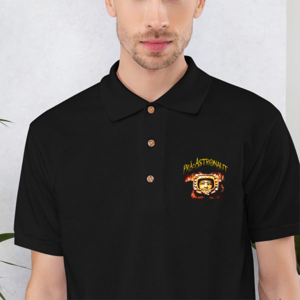 Besticktes Polo-Shirt Prä-Astronaut