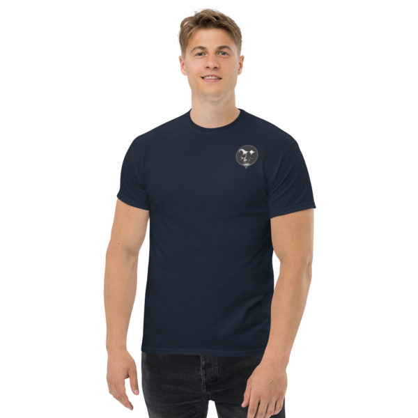 Klassisches Herren-T-Shirt Varry Logo klein – Bild 3