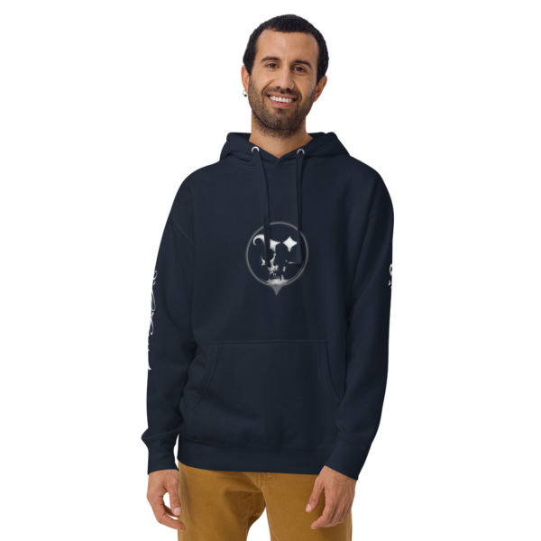 Unisex-Kapuzenpullover Varry Art Schrift – Bild 5