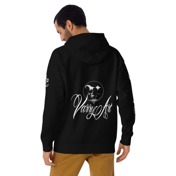 Unisex-Kapuzenpullover Varry Art Schrift – Bild 2