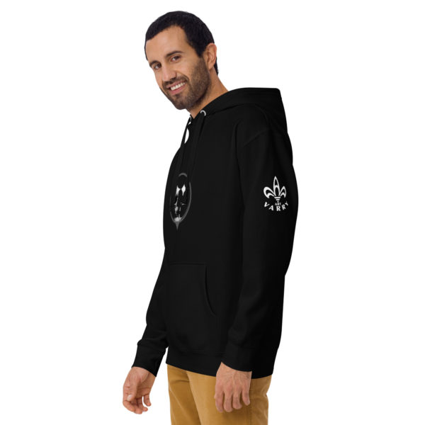 Unisex-Kapuzenpullover Varry Art Schrift – Bild 3
