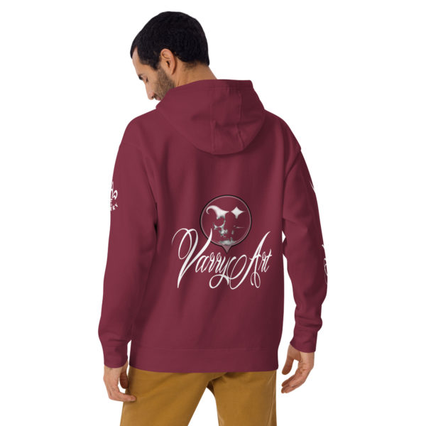 Unisex-Kapuzenpullover Varry Art Schrift – Bild 10