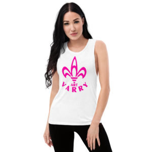 Damen Muscle-Tank-Top Varry Art Lilie